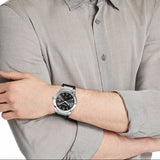 Salvatore Ferragamo F-80 Classic Black Dial Black Leather Strap Watch for Men - SFDT00219 Buy Now By Salvatore Ferragamo