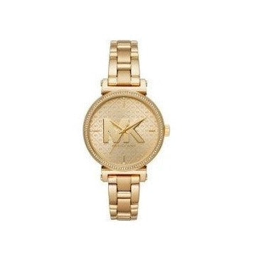 Michael Kors Sofie Quartz Gold Dial Gold Steel Strap Watch For Women - MK4334 Buy Now By Michael Kors