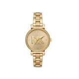 Michael Kors Sofie Quartz Gold Dial Gold Steel Strap Watch For Women - MK4334 Buy Now By Michael Kors