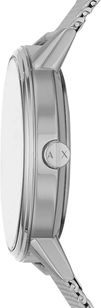 Armani Exchange Cayde Chronograph Black Dial Silver Mesh Strap Watch For Men - AX2714 Buy Now By Armani Exchange