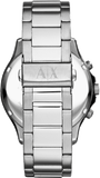 Armani Exchange Hampton Chronograph Black Dial Silver Steel Strap Watch For Men - AX2152 Buy Now By Armani Exchange