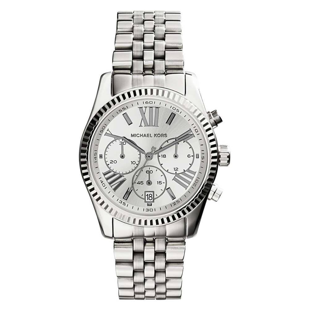 Michael Kors Lexington Silver Dial Silver Steel Strap Watch for Women - MK5555 Buy Now By Michael Kors