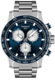 Tissot Supersport Chrono Blue Dial Silver Steel Strap Watch For Men - T125.617.11.041.00 Buy Now By Tissot