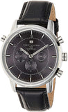 Tommy Hilfiger Harrison Chronograph Black Dial Black Leather Strap Watch for Men - 1790875 Buy Now By Tommy Hilfiger