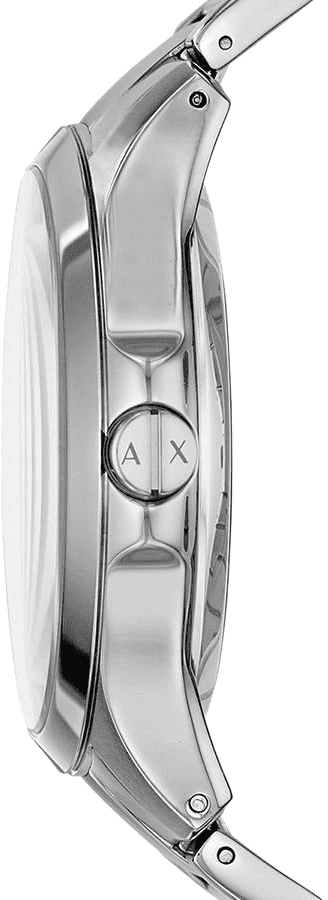 Armani Exchange Hampton Chronograph Skeleton Black Dial Silver Steel Strap Watch For Men - AX2199 Buy Now By Armani Exchange