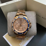 Michael Kors Everest Chronograph Rose Gold Dial Rose Gold Steel Strap Watch For Women - MK5755 Buy Now By Michael Kors