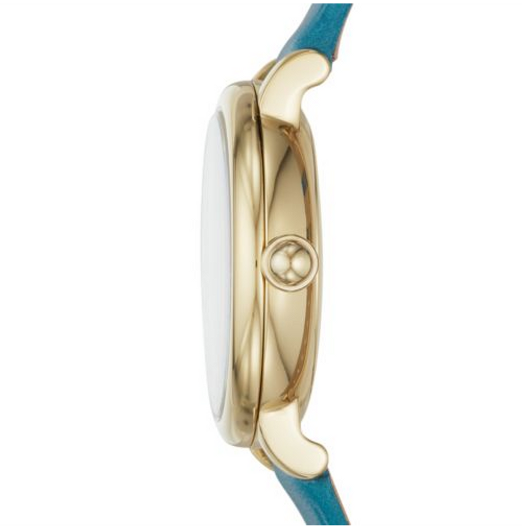 Marc Jacobs Roxy Silver Dial Green Leather Strap Watch for Women - MJ1633 Buy Now By Marc Jacobs