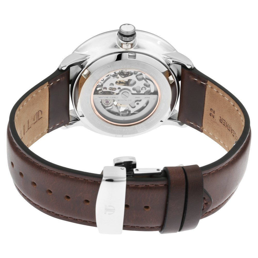 Tissot T Classic Le Locle Automatic Silver Dial Brown Leather Strap Watch For Women - T006.207.16.038.00 Buy Now By Tissot