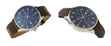 Tommy Hilfiger West Chronograph Blue Dial Brown Leather Strap Watch For Men - 1791712 Buy Now By Tommy Hilfiger