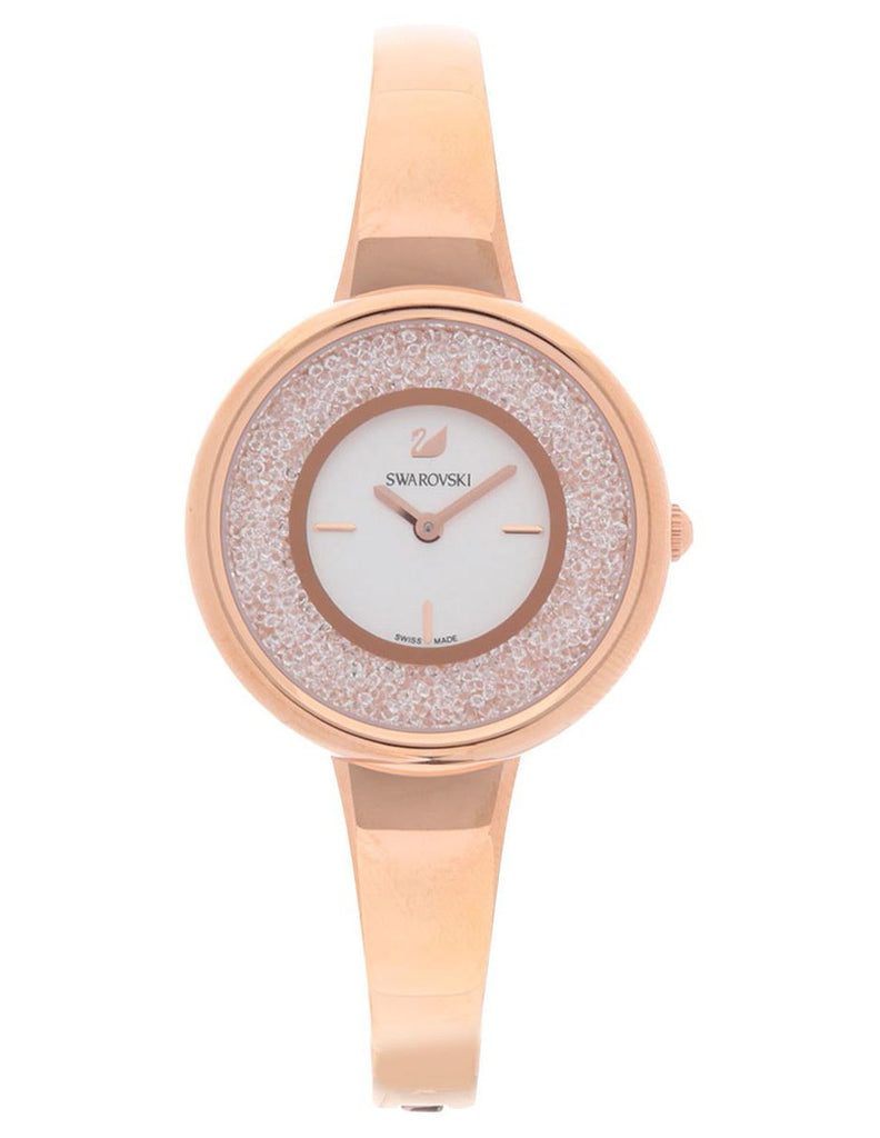 Swarovski Crystalline Bracelet White Dial Rose Gold Steel Strap Watch for Women - 5269250 Buy Now By Swarovski