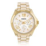 Fossil Cecile Multifunction Champagne Dial Gold Steel Strap Watch for Women - AM4510 Buy Now By Fossil
