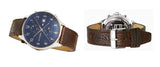 Tommy Hilfiger West Chronograph Blue Dial Brown Leather Strap Watch For Men - 1791712 Buy Now By Tommy Hilfiger