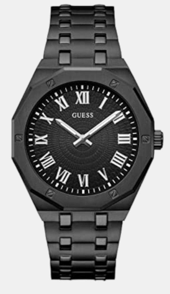 Guess Asset Quartz Black Dial Black Steel Strap Watch For Men - GW0575G3 Buy Now By Guess