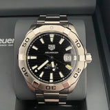 Tag Heuer Aquaracer Automatic Caliber 5 Black Dial Silver Steel Strap Watch for Men - WBD2110.BA0928 Buy Now By Tag Heuer