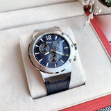 Salvatore Ferragamo F-80 Classic Blue Dial Blue Leather Strap Watch for Men - SFDT00719 Buy Now By Salvatore Ferragamo