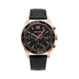 Coach Sullivan Chronograph Black Dial Black Leather Strap Watch for Men - 14602087 Buy Now By Coach