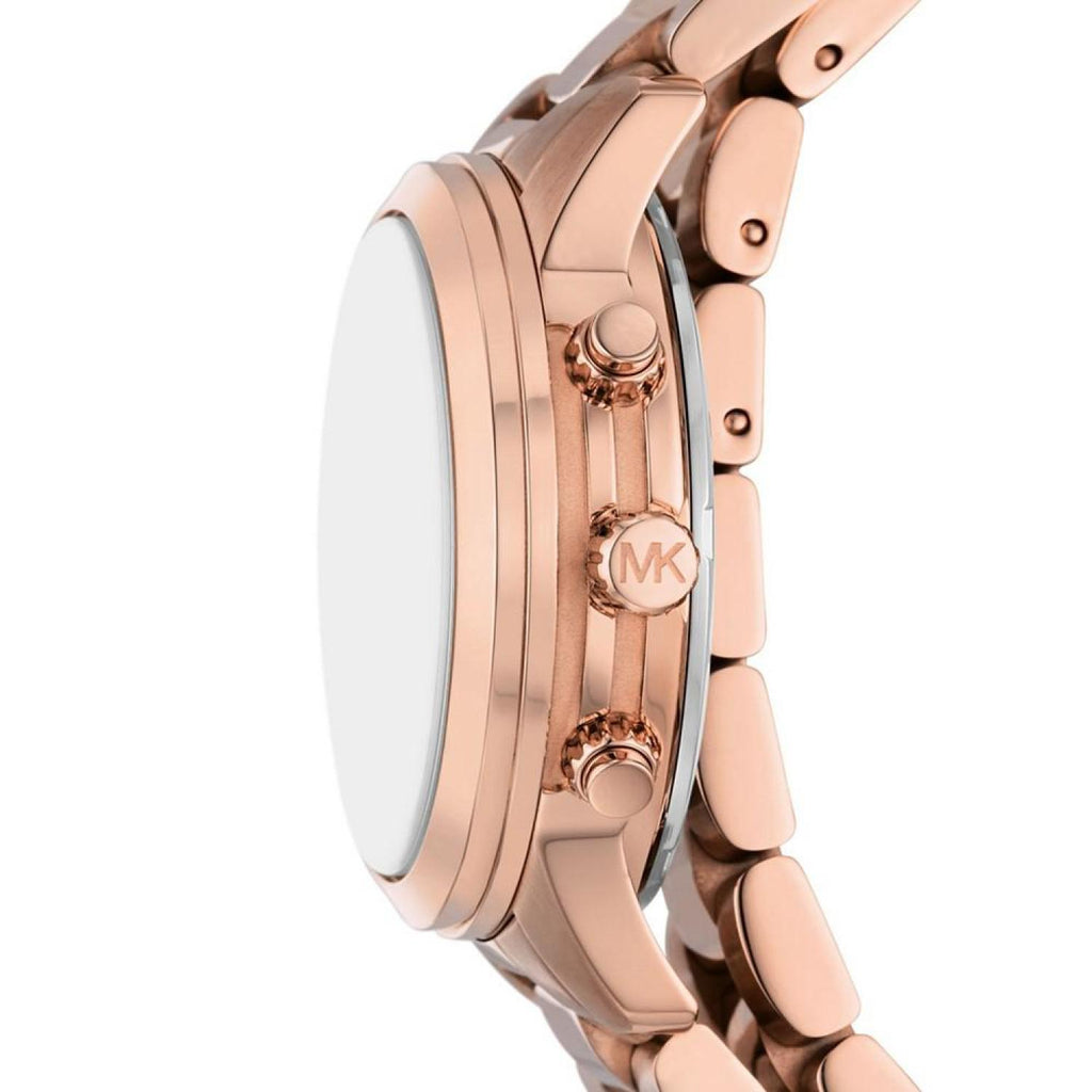 Michael Kors Runway Chronograph Analog Rose Gold Dial Rose Gold Steel Strap Watch for Women - MK7453 Buy Now By Michael Kors