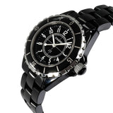 Chanel J12 Quartz Ceramic Black Dial Black Steel Strap Watch for Women - J12 H0682 Buy Now By Chanel