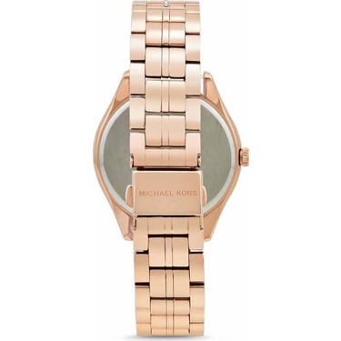 Michael Kors Lauryn Pink Dial Rose Gold Steel Strap Watch for Women - MK3722 Buy Now By Michael Kors