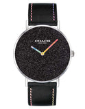 Coach Perry Black Dial Black Leather Strap Watch for Women - 14503033 Buy Now By Coach