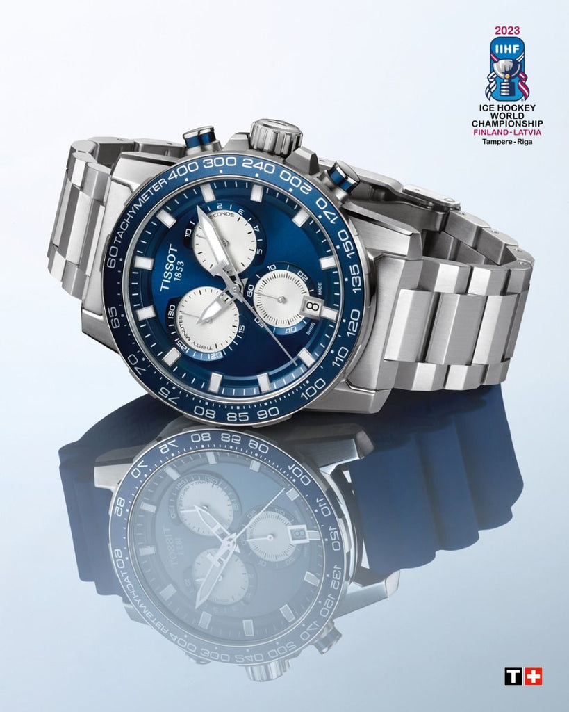 Tissot Supersport Chrono Blue Dial Silver Steel Strap Watch For Men - T125.617.11.041.00 Buy Now By Tissot