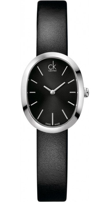 Calvin Klein Incentive Black Dial Black Rubber Strap Watch for Women - K3P231C1 Buy Now By Calvin Klein