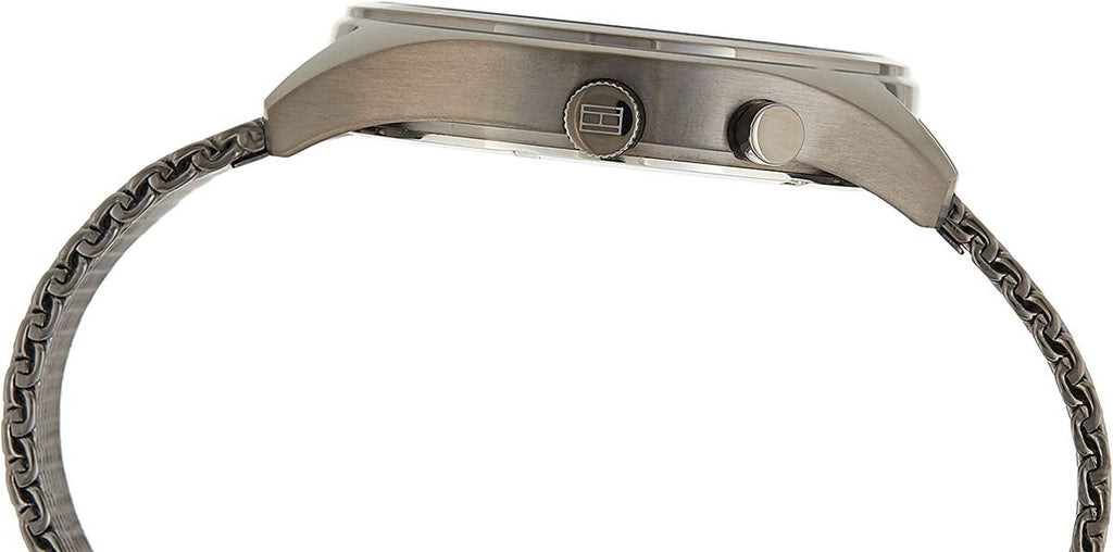 Tommy Hilfiger Deacon Multifunction Black Dial Black Mesh Bracelet Watch for Men - 1791546 Buy Now By Tommy Hilfiger