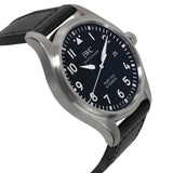 IWC Pilot's Mark XVIII 40mm Black Dial Black Leather Strap Watch for Men - IW327001 Buy Now By IWC