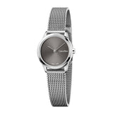 Calvin Klein Minimal Grey Dial Silver Mesh Bracelet Watch for Women - K3M231Y3 Buy Now By Calvin Klein