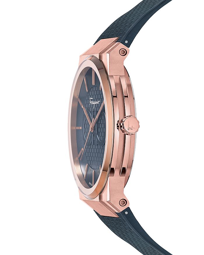 Salvatore Ferragamo Sapphire Black Dial Black Silicone Strap Watch for Men - SFHP00420 Buy Now By Salvatore Ferragamo