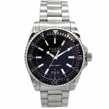 Gucci Dive Quartz Black Dial Silver Steel Strap Watch For Men - YA136212 Buy Now By Gucci