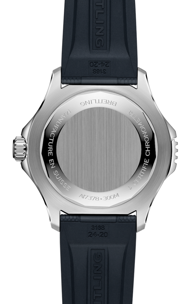 Breitling Superocean Automatic 46 Blue Dial Blue Rubber Strap Watch for Men - A17378E71C1S1 Buy Now By Breitling