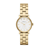 Marc Jacobs Baker White Dial Gold Steel Strap Watch for Women - MBM3247 Buy Now By Marc Jacobs