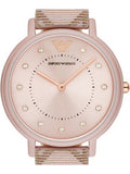Emporio Armani Kappa Quartz Rose Gold Dial Pink Leather Strap Watch For Women - AR11010 Buy Now By Emporio Armani