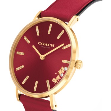 Coach Perry Red Dial Red Leather Strap Watch for Women - 14503852 Buy Now By Coach
