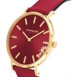 Coach Perry Red Dial Red Leather Strap Watch for Women - 14503852 Buy Now By Coach