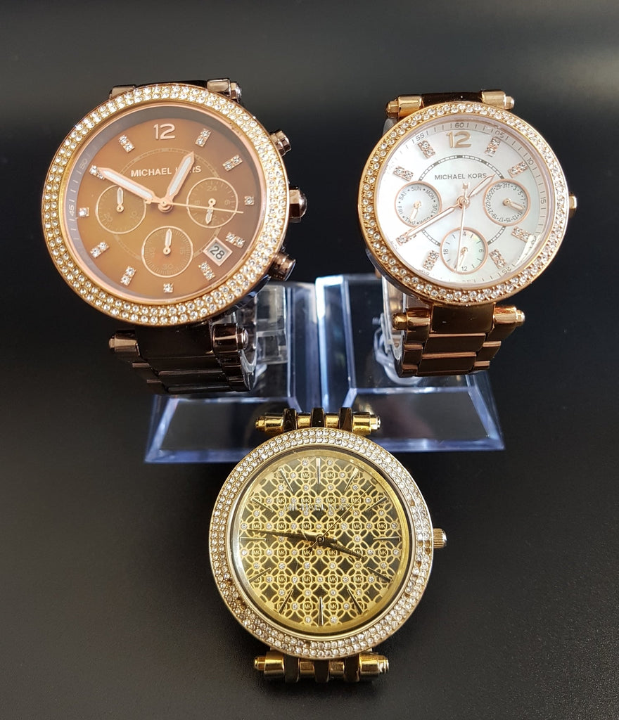 Michael Kors Parker Chronograph Brown Dial Brown Steel Strap Watch For Women - MK5578 Buy Now By Michael Kors