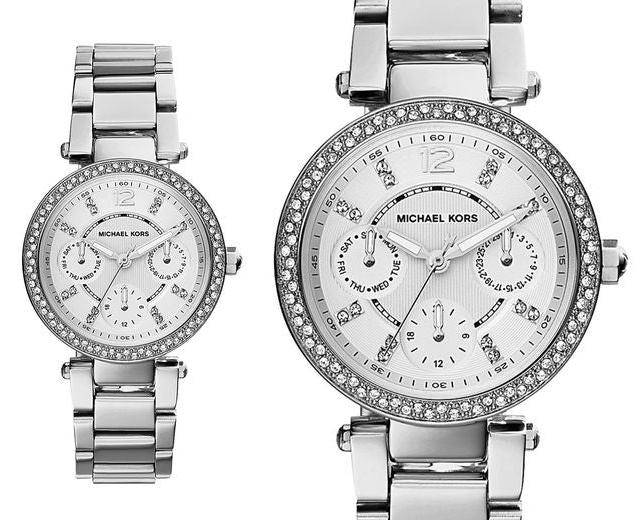 Michael Kors Parker Silver Dial Silver Steel Strap Watch for Women - MK5615 Buy Now By Michael Kors