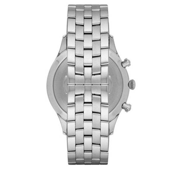 Emporio Armani Chronograph Black Dial Silver Steel Strap Watch For Men - AR11017 Buy Now By Emporio Armani