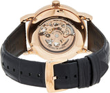 Emporio Armani Luigi Skeleton Silver Dial Black Leather Strap Watch For Men - AR60007 Buy Now By Emporio Armani