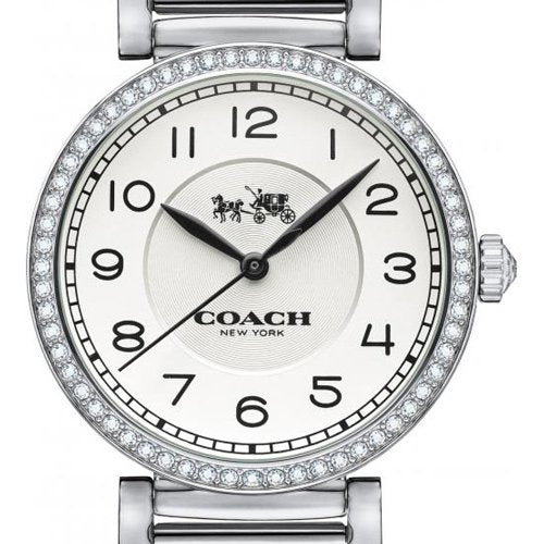 Coach Madison White Dial Silver Mesh Bracelet Watch for Women - 14502651 Buy Now By Coach