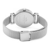 Coach Madison White Dial Silver Mesh Bracelet Watch for Women - 14502651 Buy Now By Coach