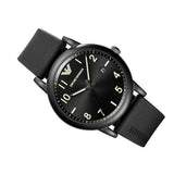 Emporio Armani Luigi Quartz Black Dial Black Silicon Strap Watch For Men - AR11071 Buy Now By Emporio Armani