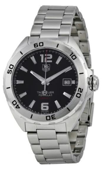 Tag Heuer Formula 1 Automatic Black Dial Silver Steel Strap Watch for Men - WAZ2113.BA0875 Buy Now By Tag Heuer