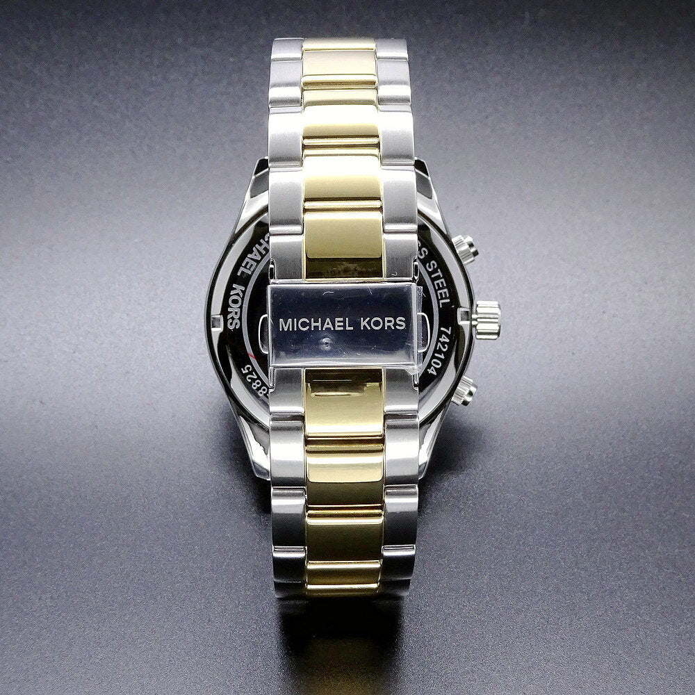 Michael Kors Layton Chronograph Blue Dial Two Tone Steel Strap Watch For Men - MK8825 Buy Now By Michael Kors