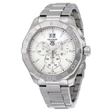 Tag Heuer Aquaracer White Dial Silver Steel Strap Watch for Men - CAY1111.BA0927 Buy Now By Tag Heuer