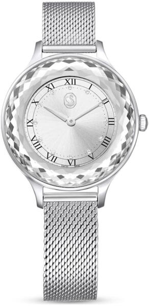 Swarovski Octea Nova Silver Dial Silver Mesh Strap Watch for Women - 5650039 Buy Now By Swarovski