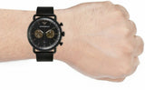 Emporio Armani Aviator Black Dial Black Mesh Bracelet Watch For Men - AR11142 Buy Now By Emporio Armani