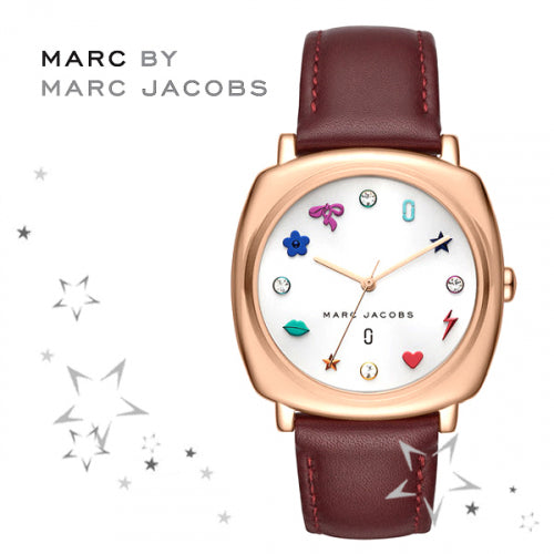Marc Jacobs Mandy White Dial Brown Leather Strap Watch for Women - MJ1598 Buy Now By Marc Jacobs