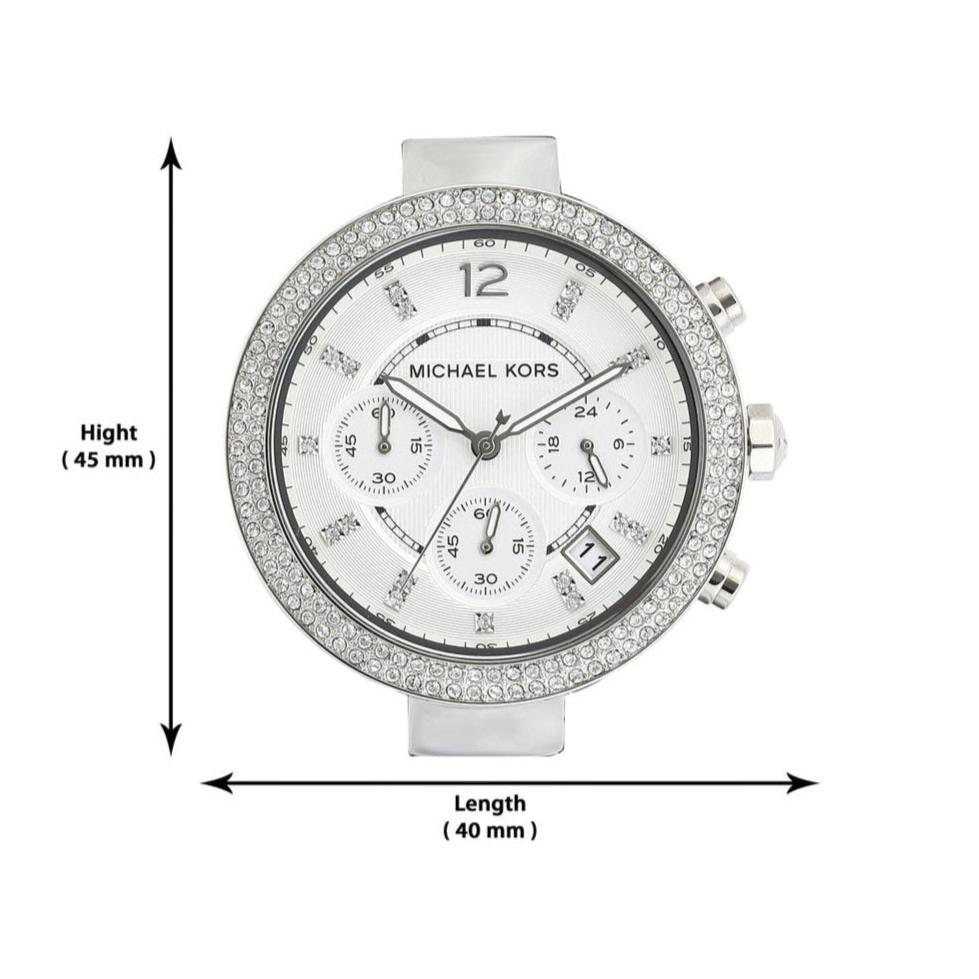 Michael Kors Parker White Dial White Leather Strap Watch for Women - MK2277 Buy Now By Michael Kors